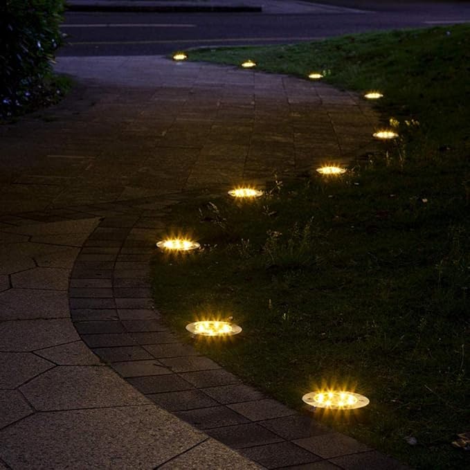 Combo x6 unidades Iluminación Solar Exterior para Jardin